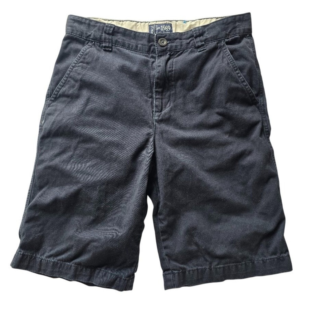 The Children's Place Navy Blue Chino Shorts Adjustable Waist Boys Kids 14 School